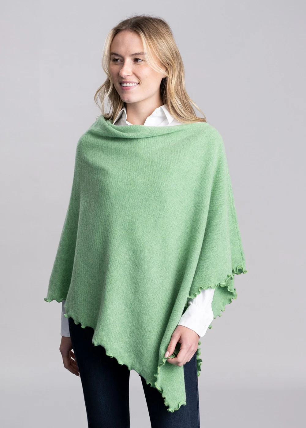 Lindsey Lambswool Poncho - Image 4