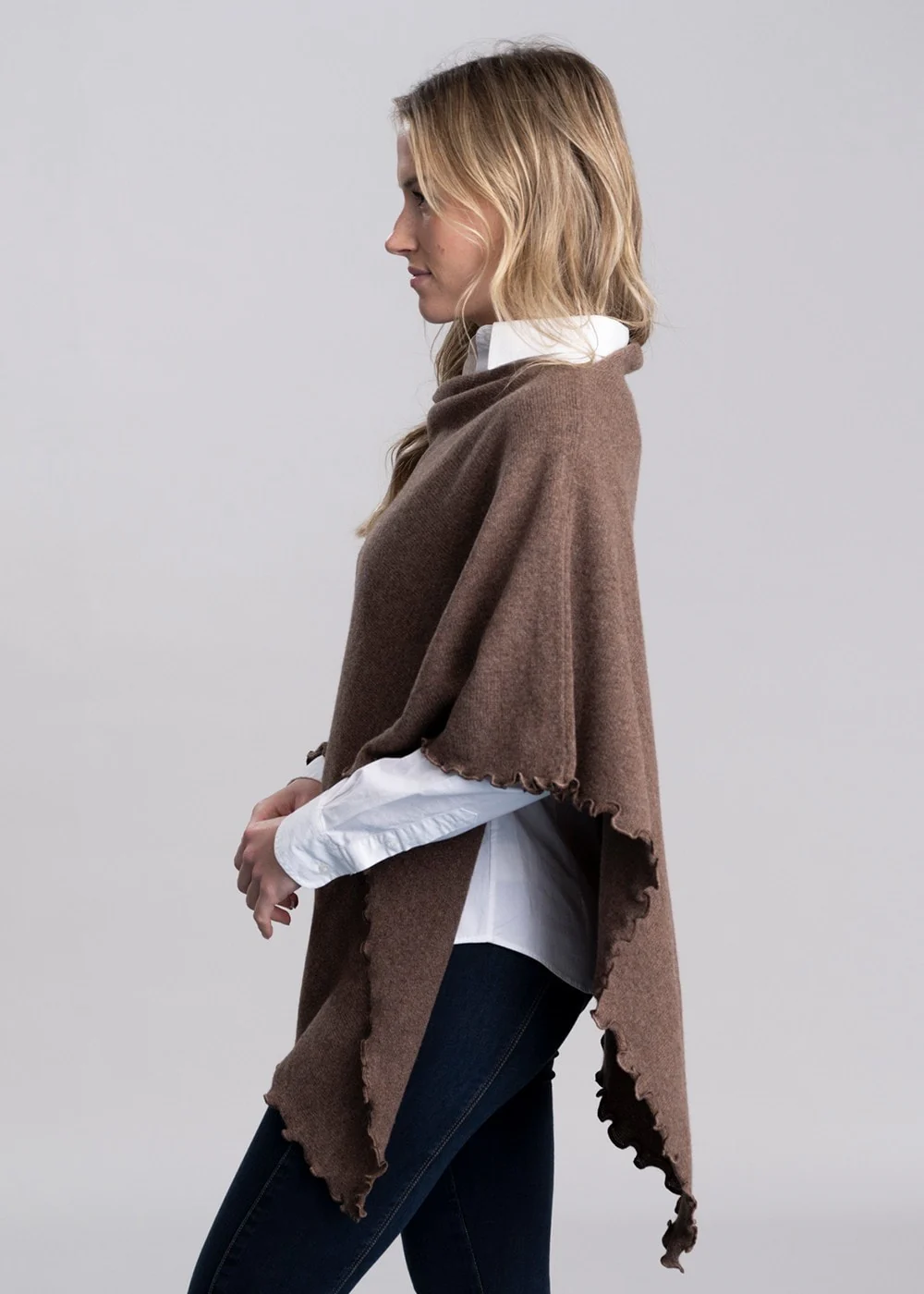 Lindsey Lambswool Poncho - Image 3