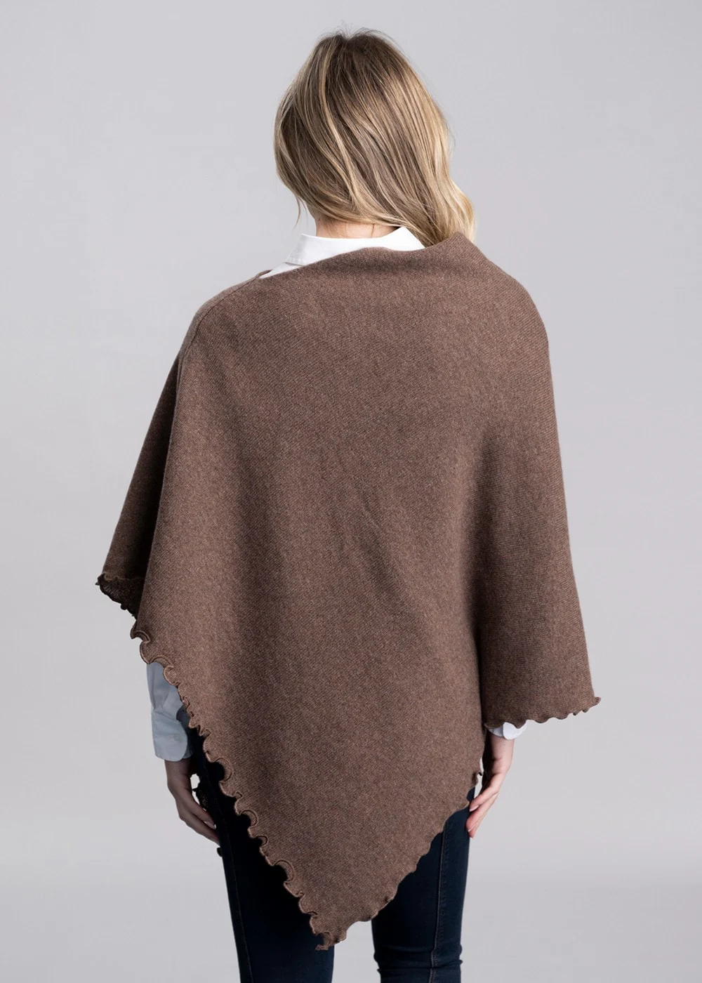Lindsey Lambswool Poncho - Image 4