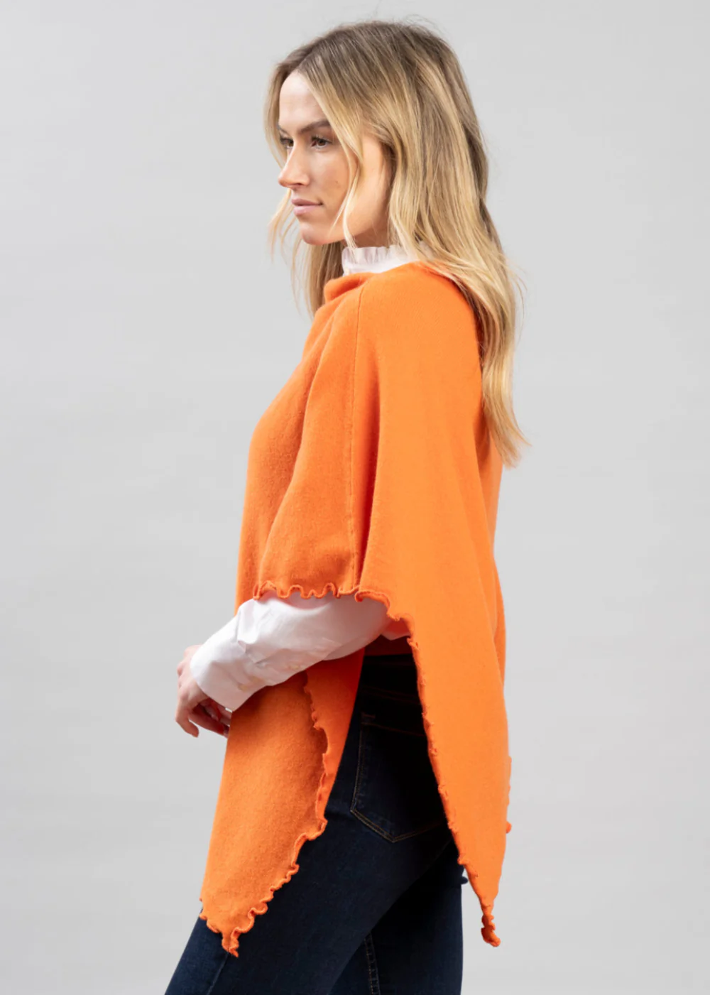 Lindsey Lambswool Poncho - Image 3