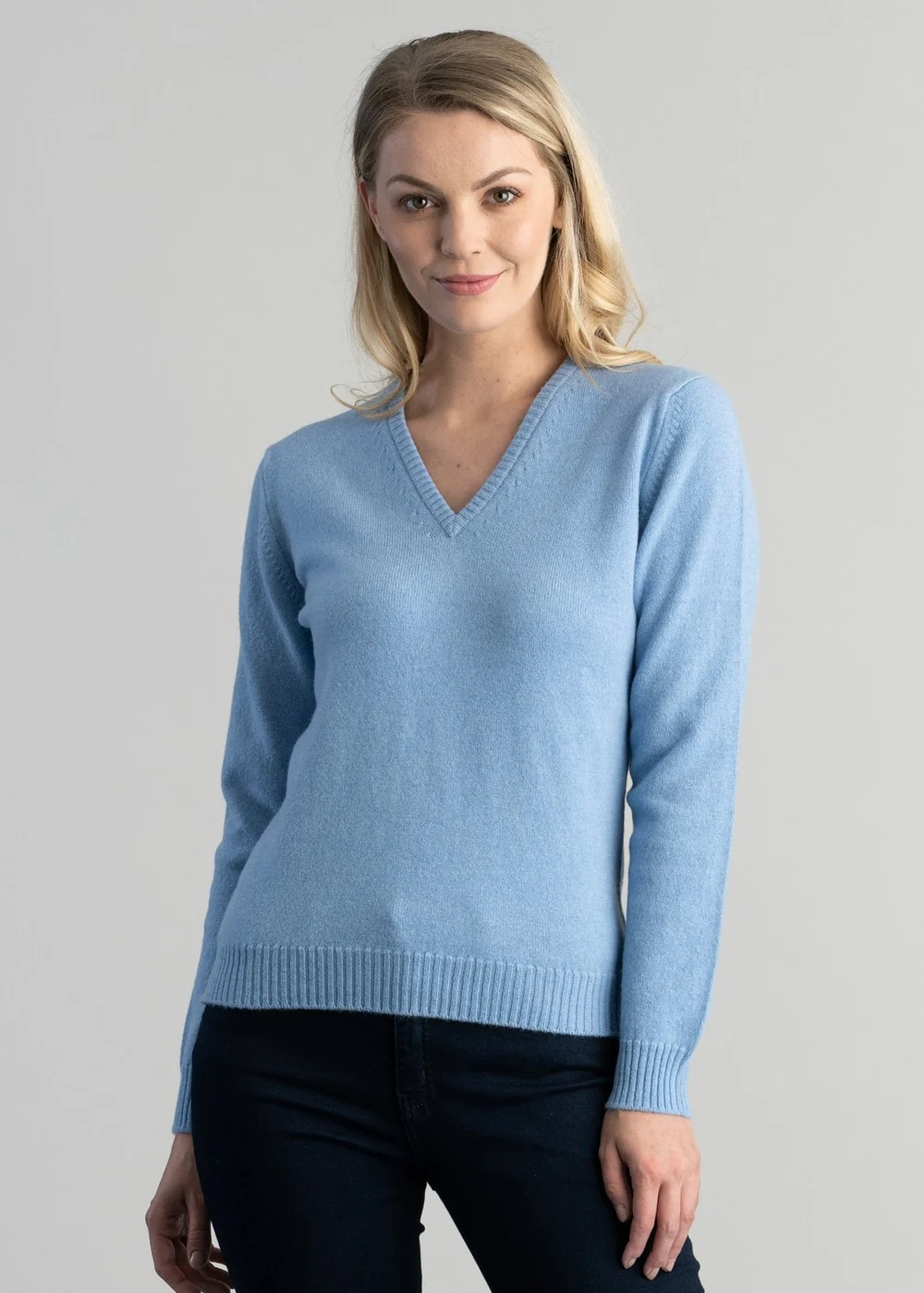 Lindsey Lambswool V-Neck - Image 3