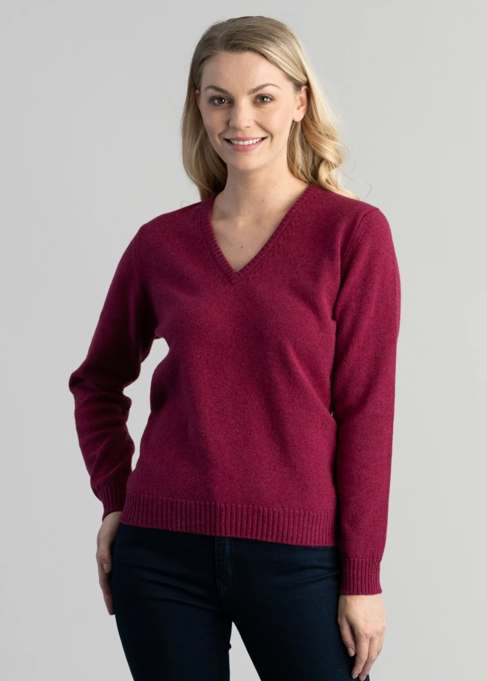Lindsey Lambswool V-Neck - Image 4