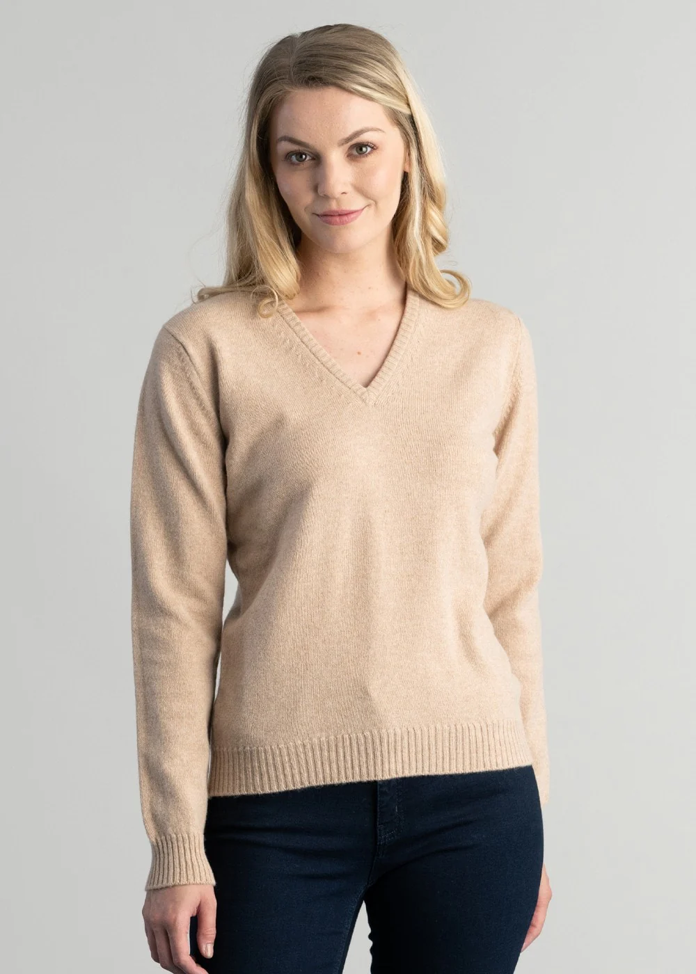 Lindsey Lambswool V-Neck - Image 5