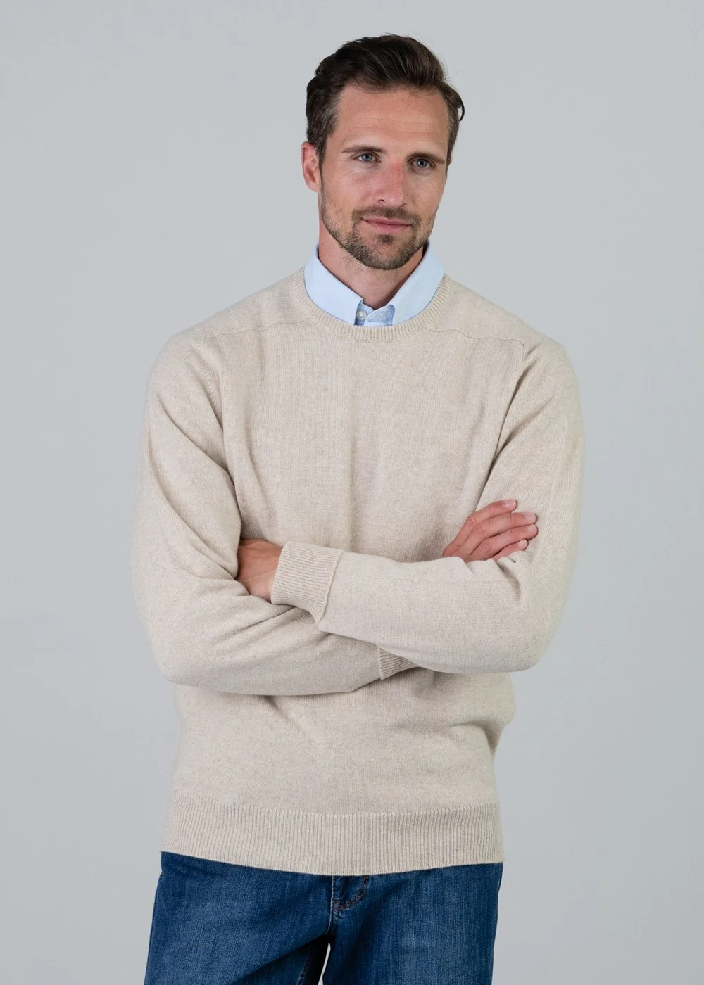 Melrose 2 Ply Cashmere Crew Neck