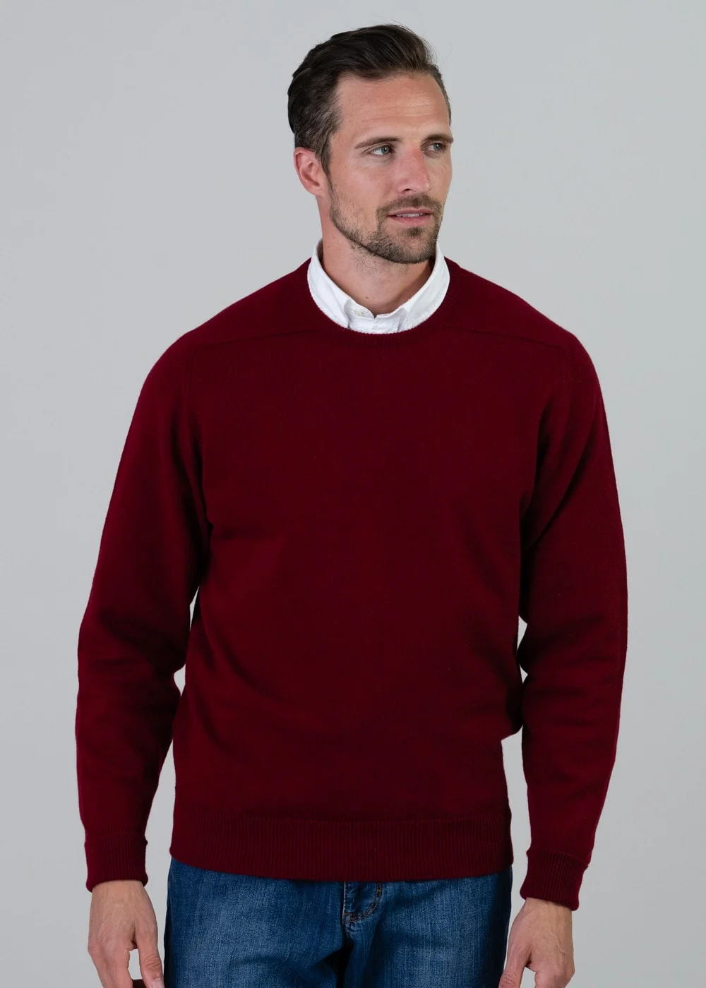 Melrose 2 Ply Cashmere Crew Neck - Image 3