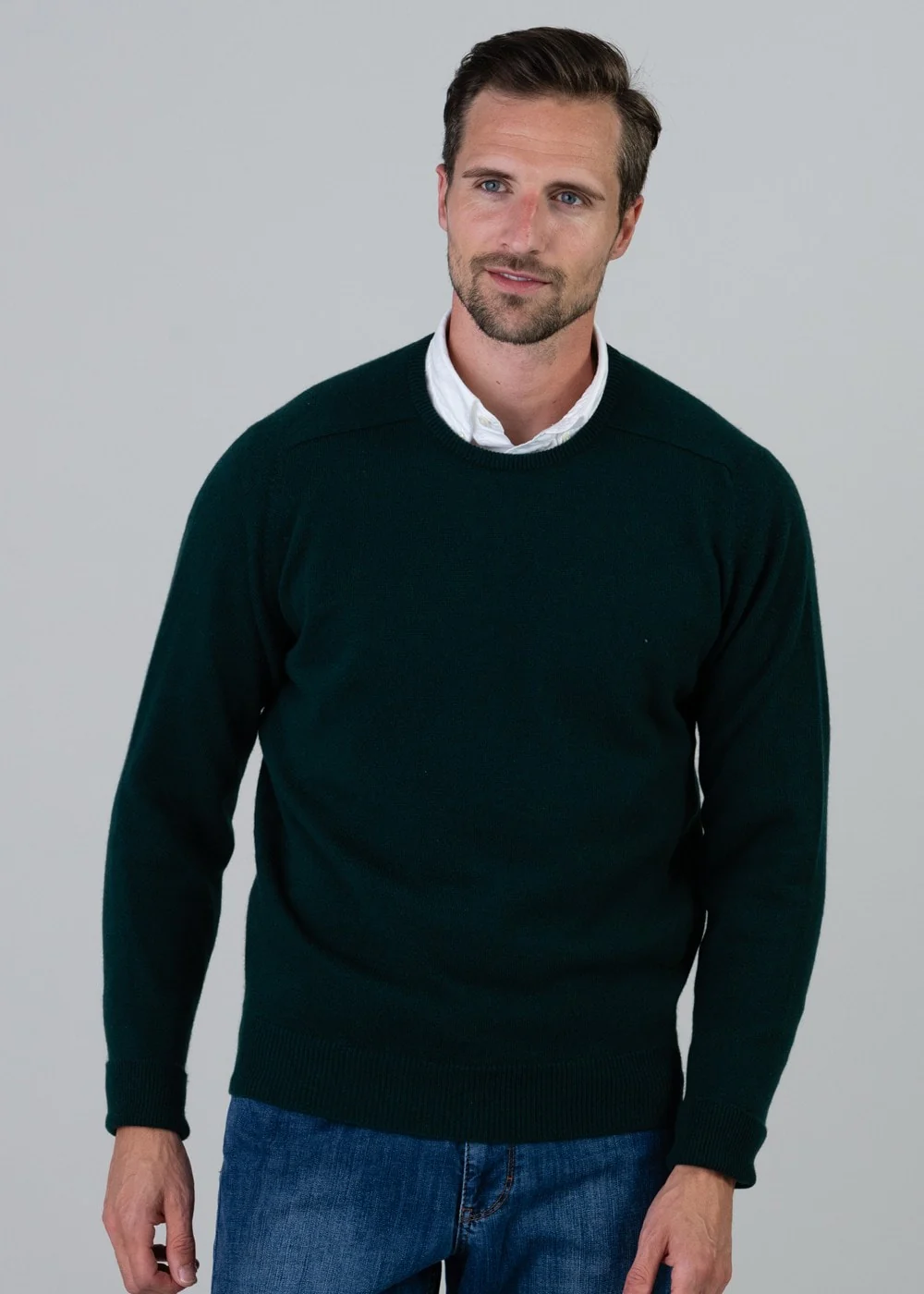 Melrose 2 Ply Cashmere Crew Neck - Image 2