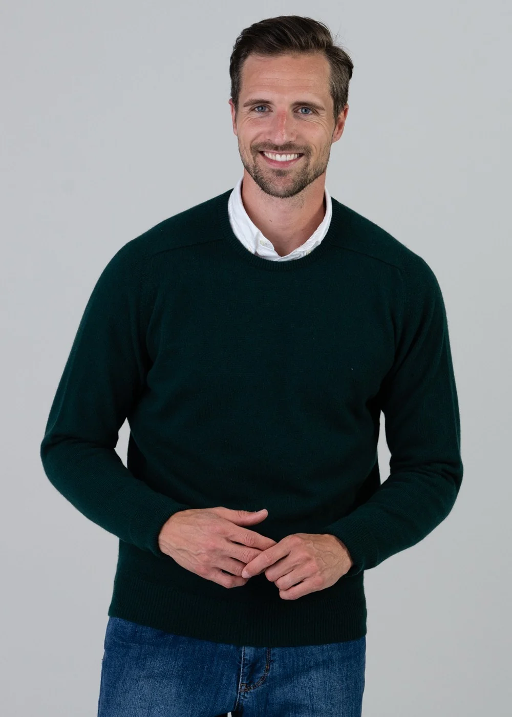 Melrose 2 Ply Cashmere Crew Neck - Image 3