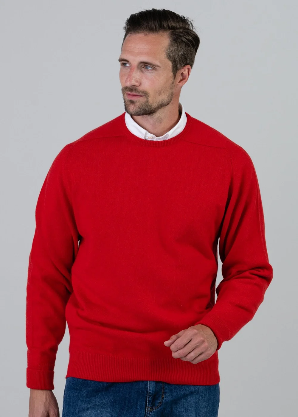 Melrose 2 Ply Cashmere Crew Neck - Image 2