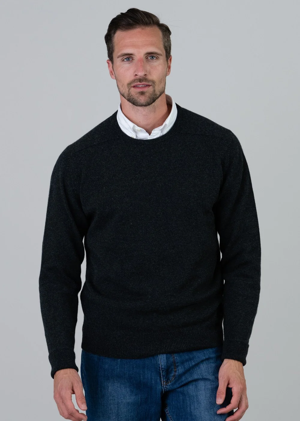 Melrose 2 Ply Cashmere Crew Neck - Image 2