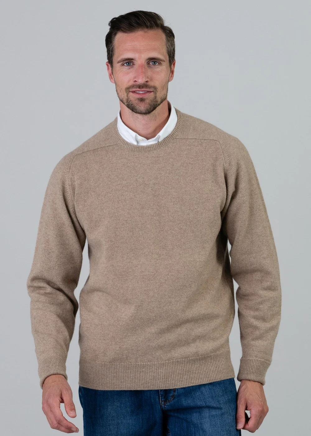 Melrose 2 Ply Cashmere Crew Neck - Image 2