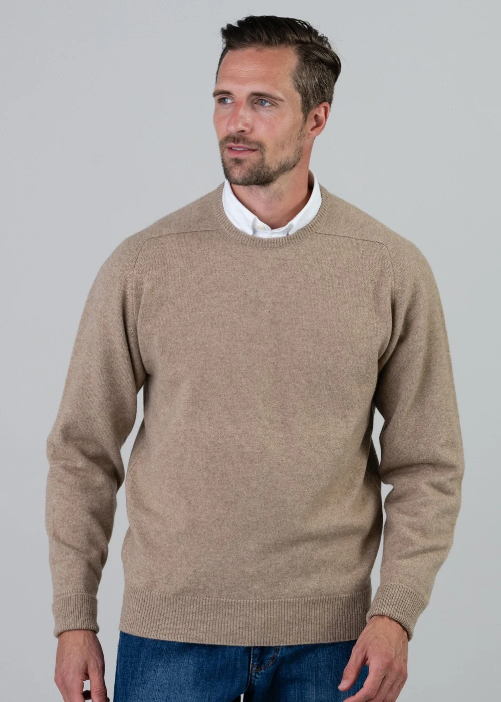 Melrose 2 Ply Cashmere Crew Neck - Image 3