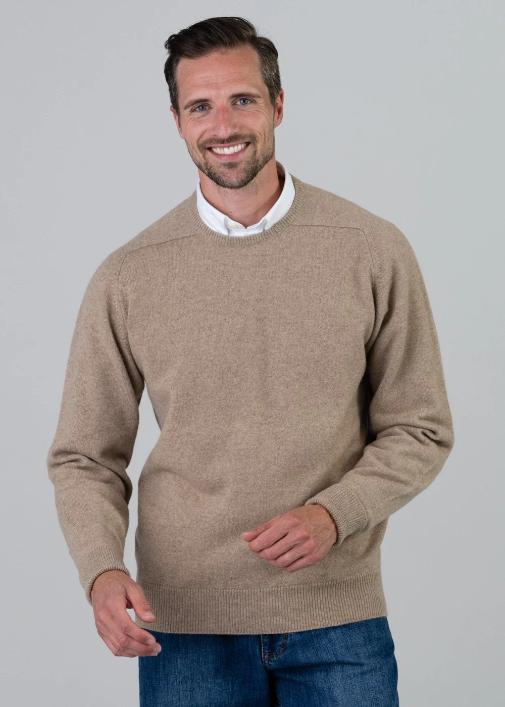 Melrose 2 Ply Cashmere Crew Neck - Image 4