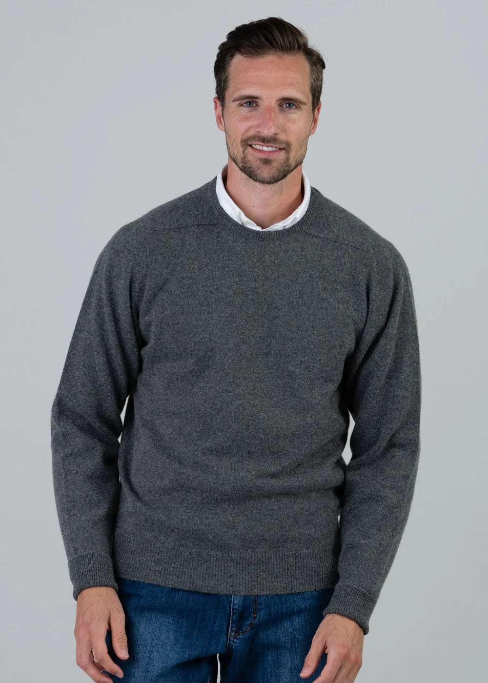 Melrose 2 Ply Cashmere Crew Neck - Image 2