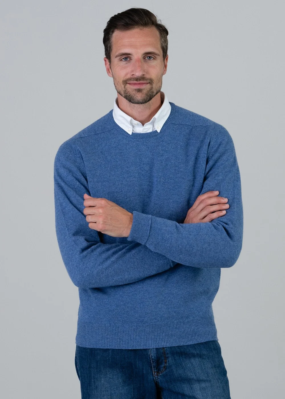 Melrose 2 Ply Cashmere Crew Neck - Image 4