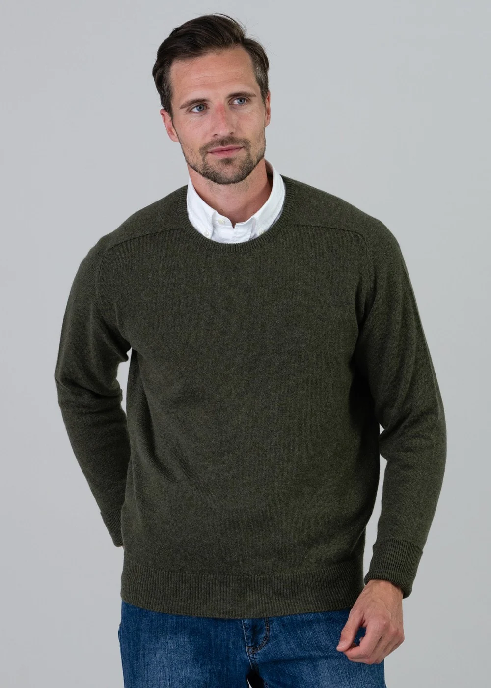 Melrose 2 Ply Cashmere Crew Neck - Image 2