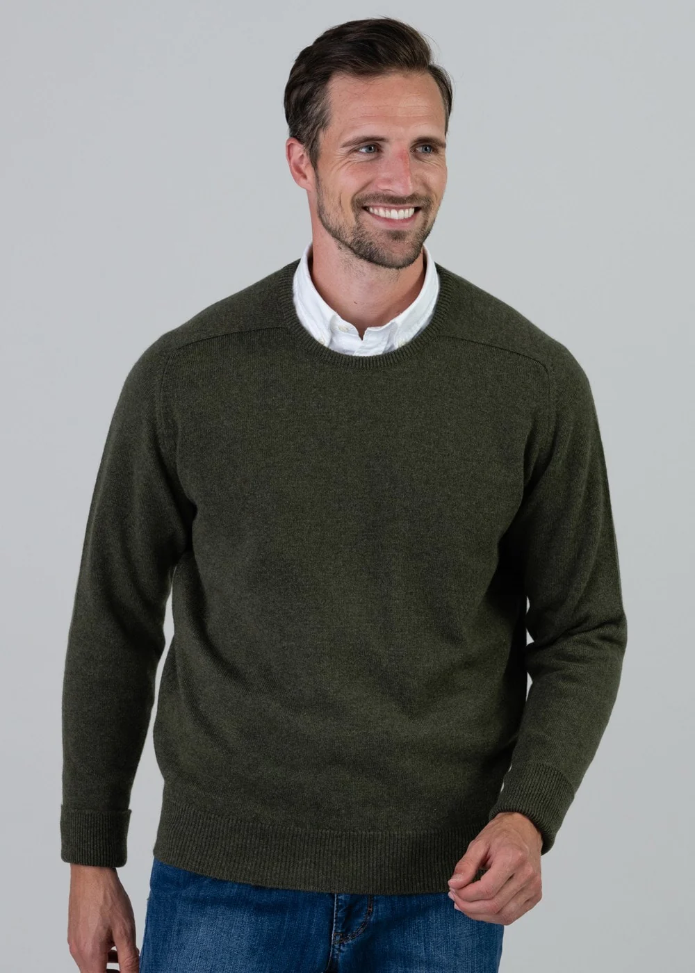 Melrose 2 Ply Cashmere Crew Neck - Image 3