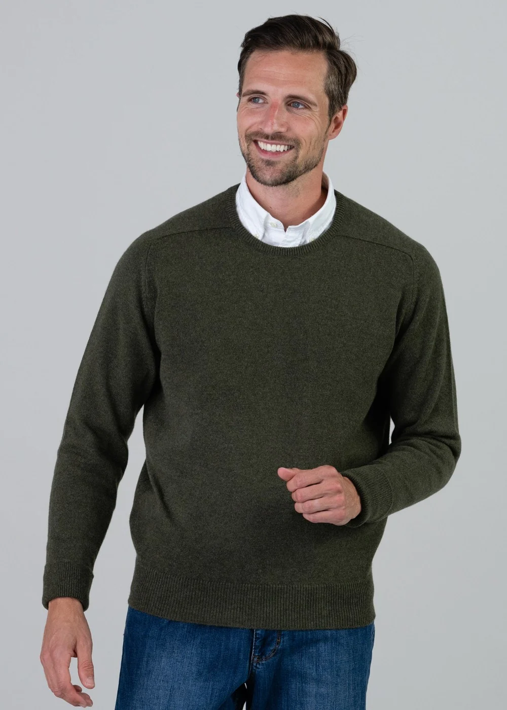 Melrose 2 Ply Cashmere Crew Neck - Image 4