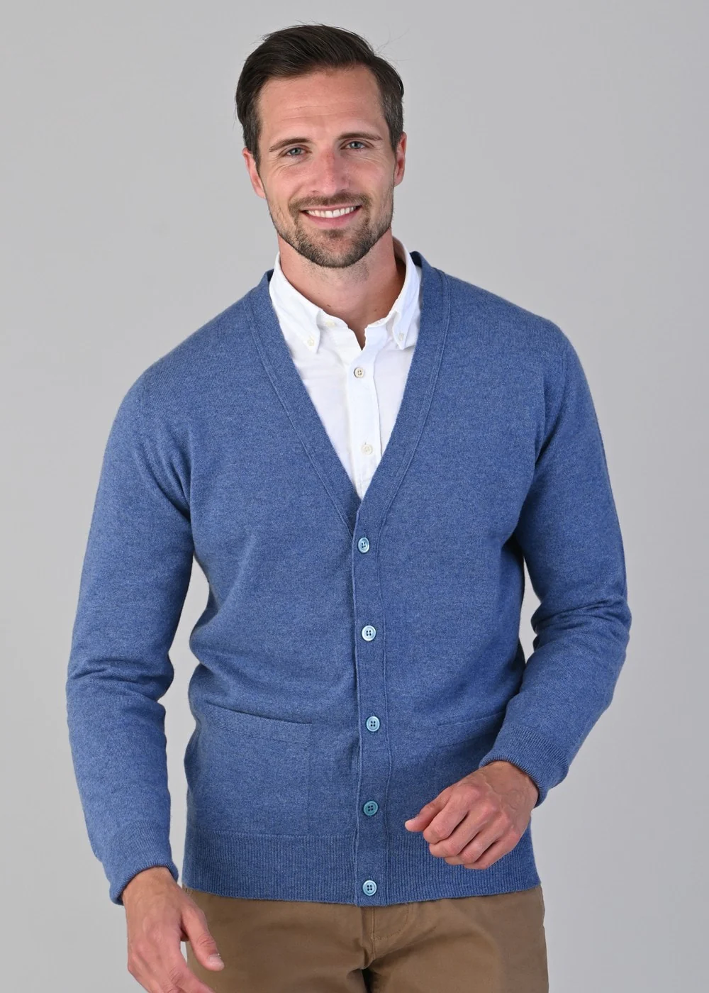 Oxton 1 Ply Cashmere Cardigan - Image 2