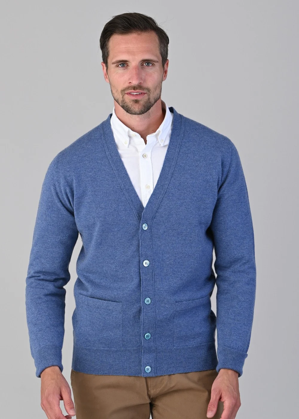 Oxton 1 Ply Cashmere Cardigan - Image 3