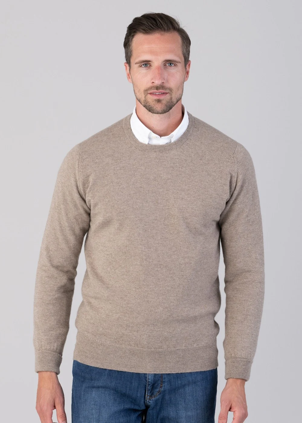 Oxton 1 Ply Cashmere Crew Neck - Image 2