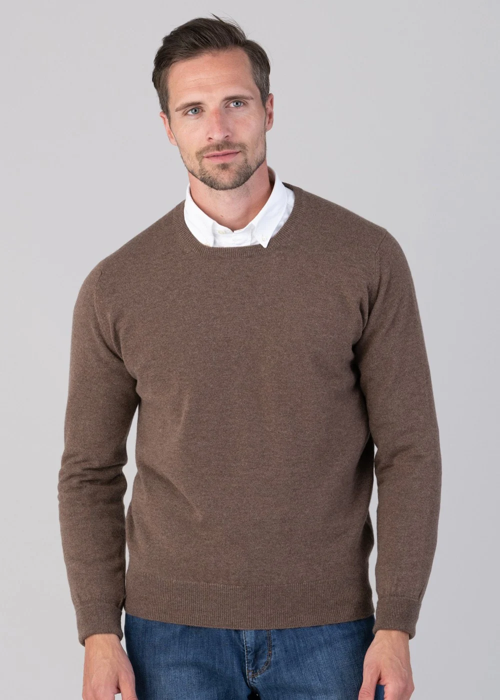 Oxton 1 Ply Cashmere Crew Neck - Image 2
