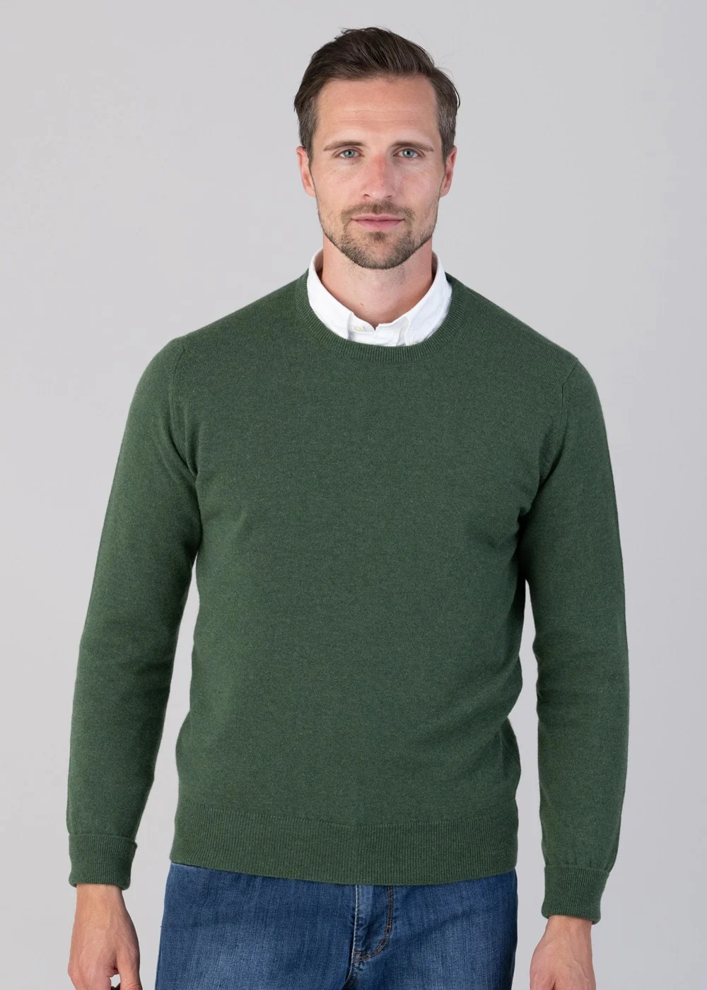Oxton 1 Ply Cashmere Crew Neck - Image 4