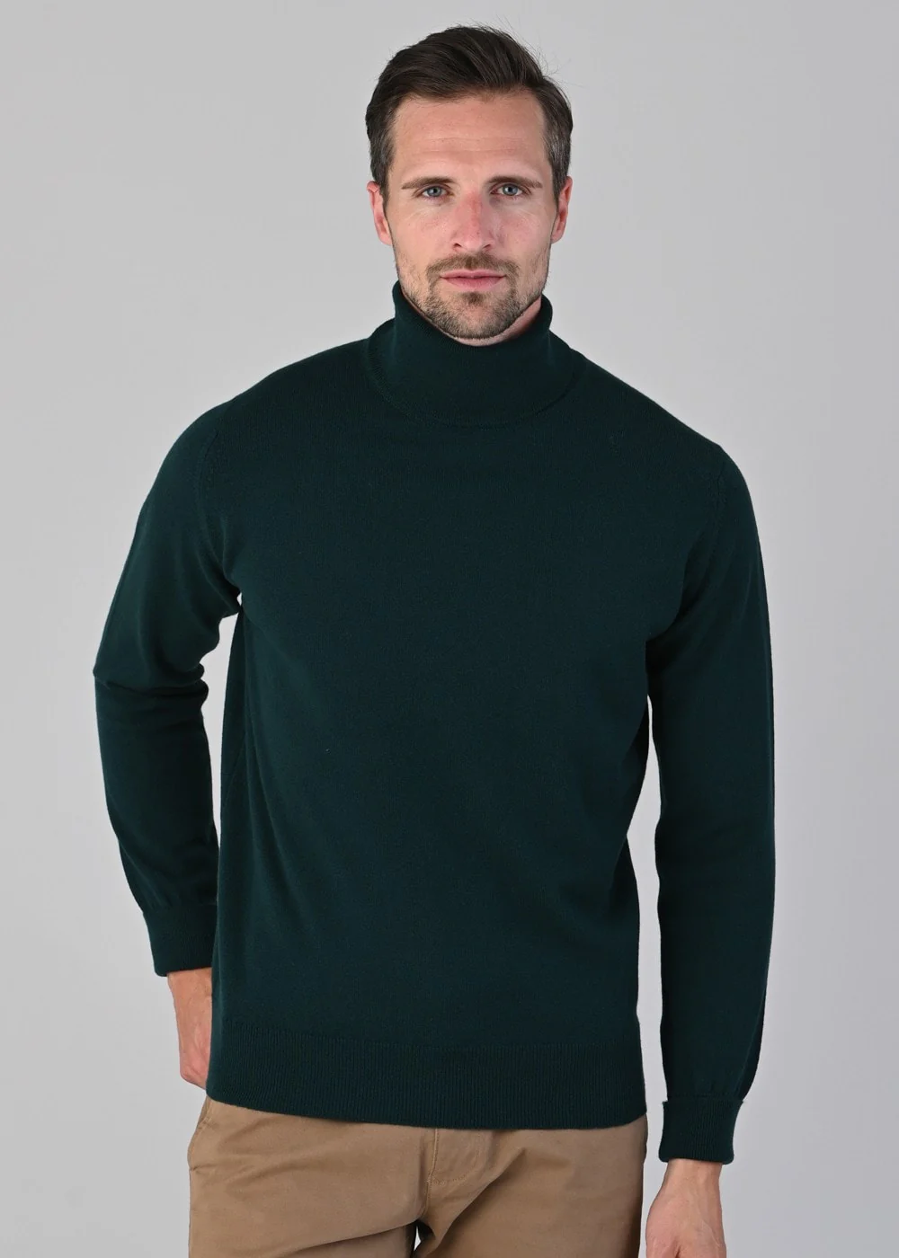 Oxton 1 Ply Cashmere Roll Neck - Image 4