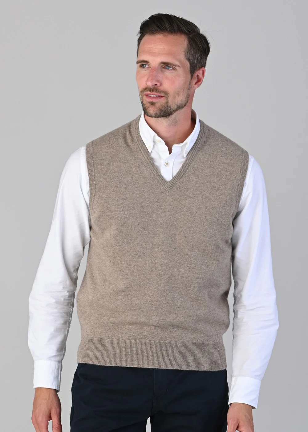 Oxton 1 Ply Cashmere Slipover - Image 3