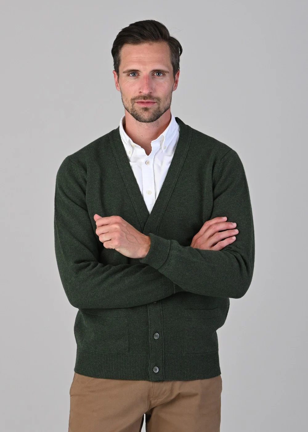 Rob 2 Ply Lambswool Cardigan - Image 8