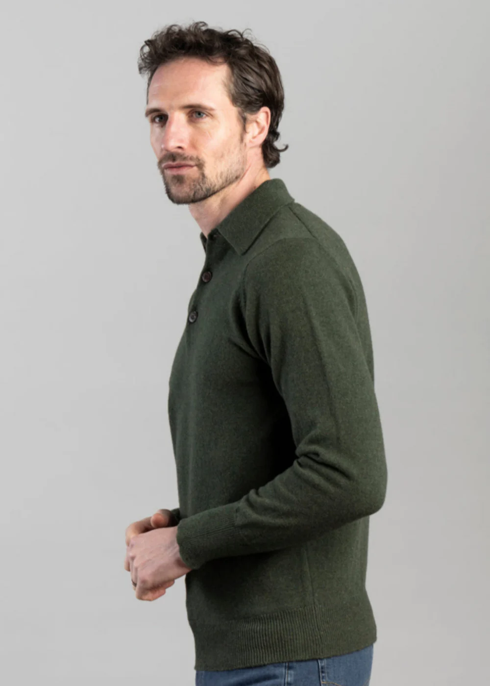 Rob 2 Ply Lambswool Sportshirt - Image 4