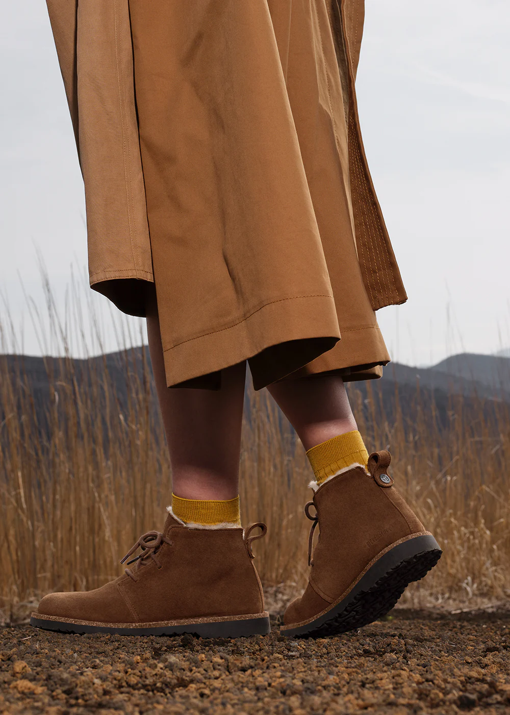 Uppsala Mid Shearling Suede Leather Boots - Image 2