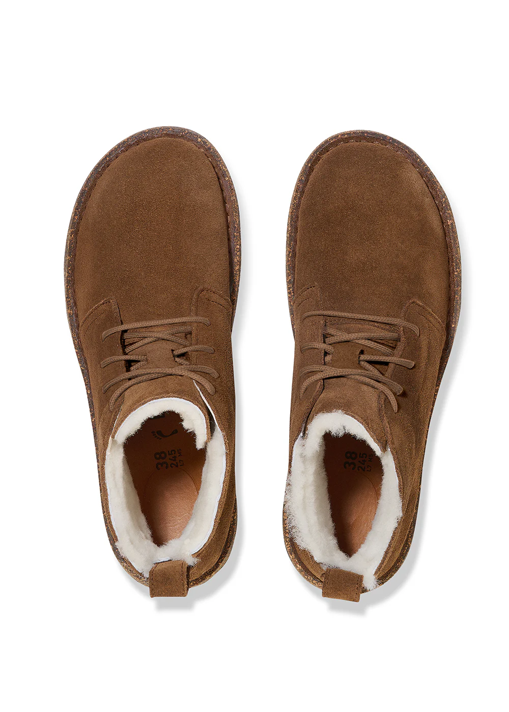 Uppsala Mid Shearling Suede Leather Boots - Image 4