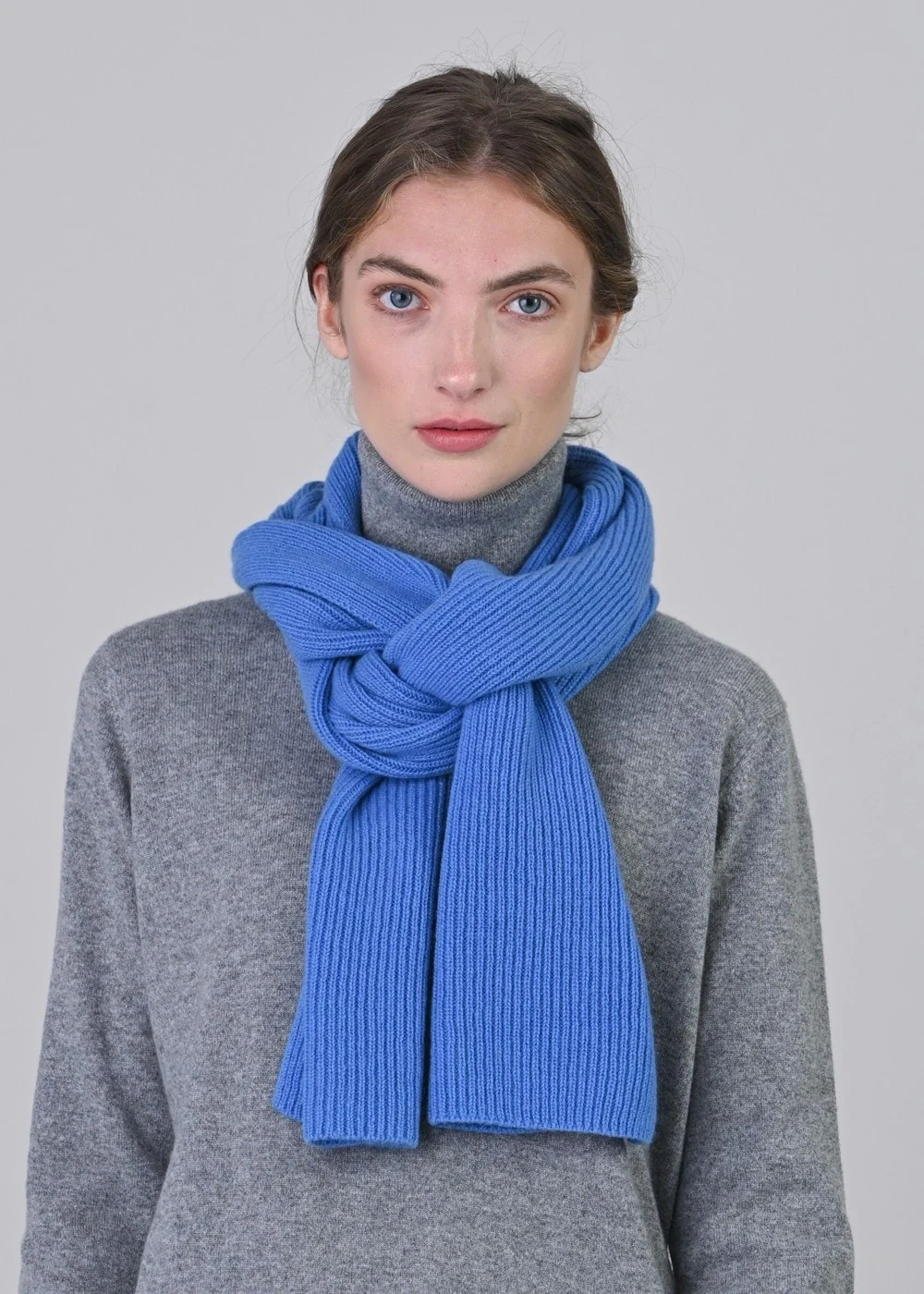 Cashmere Ribbed Scarf